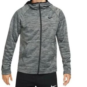 Nike Men's Dri Fit Heathered Gray Performance Jacket